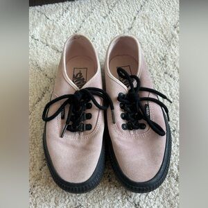 Vans Pink Suede Sneakers
